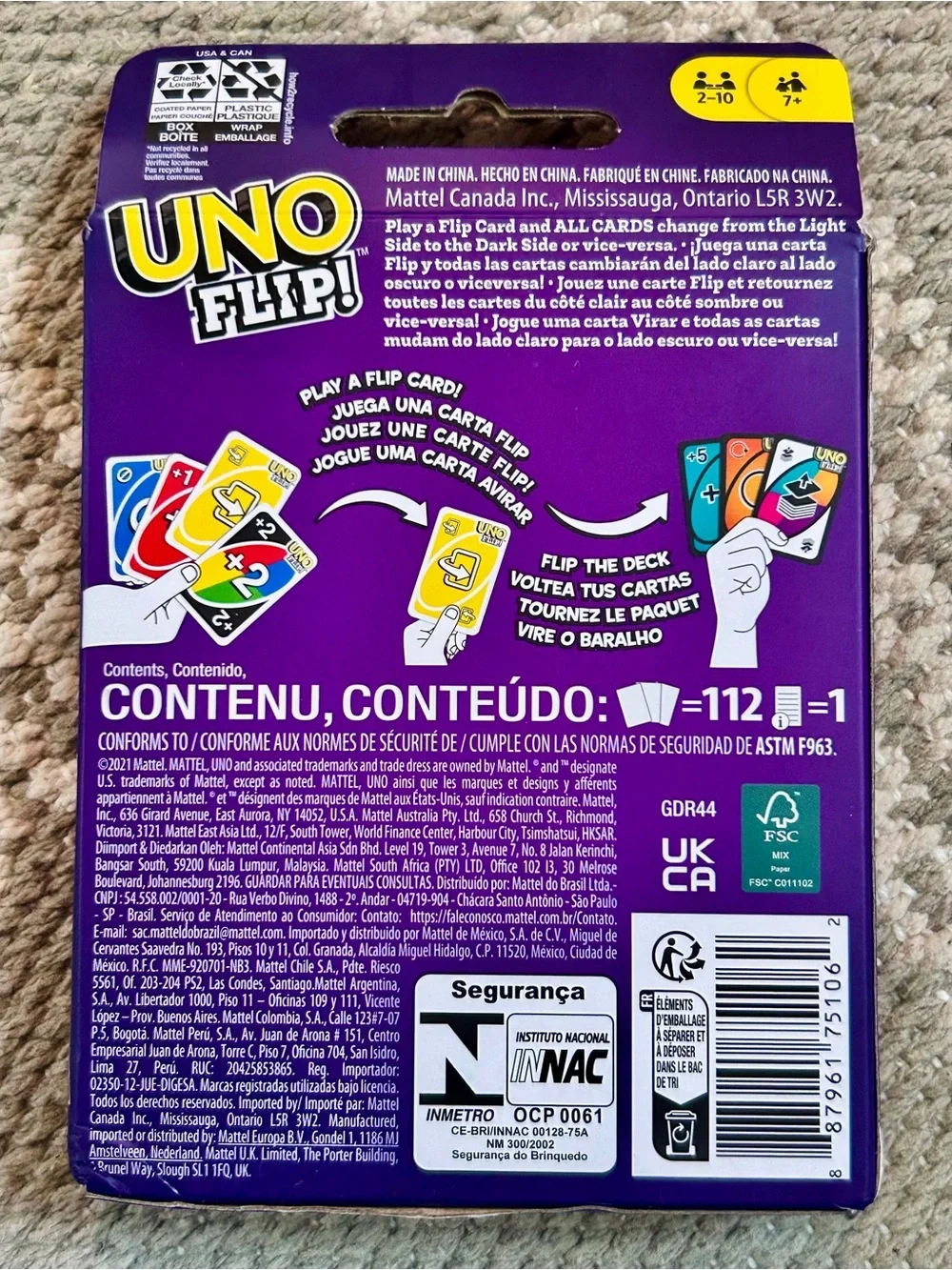 Complete UNO FLIP! Card Game | Brand New, Unplayed with Instructions